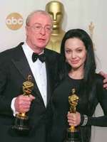Michael Caine and Angelina Jolie