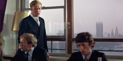 Stanley Caine, Michael Caine and Robert Powell